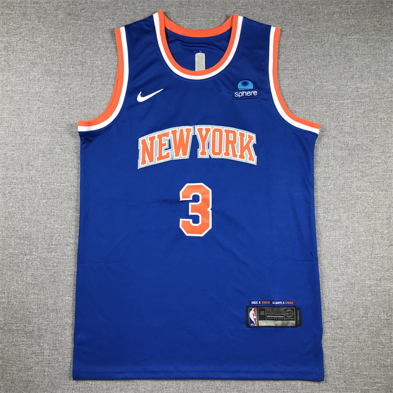 Men's New York Knicks Josh Hart Blue Swingman Jersey - Icon Edition