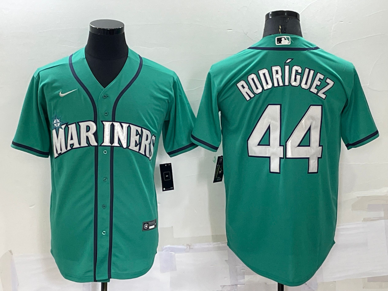 Men's Seattle Mariners Julio Rodriguez Green Replica Baseball Jersey