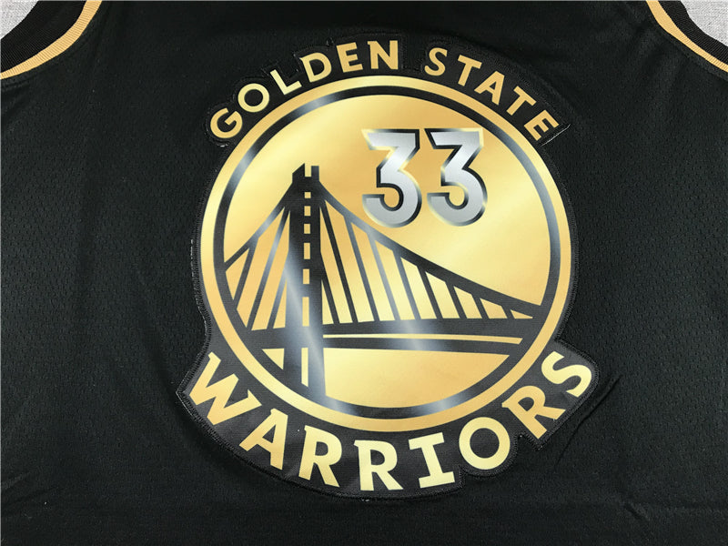 Men's Golden State Warriors James Wiseman Black Classic Player Jersey