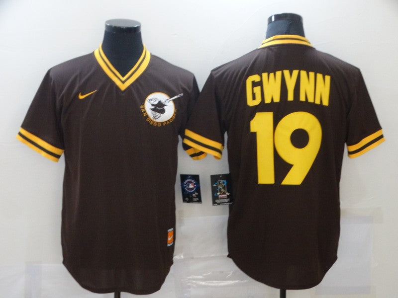 Men's San Diego Padres Tony Gwynn Brown Player Jersey
