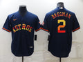 Men's Houston Astros Alex Bregman Navy Replica Team Jersey