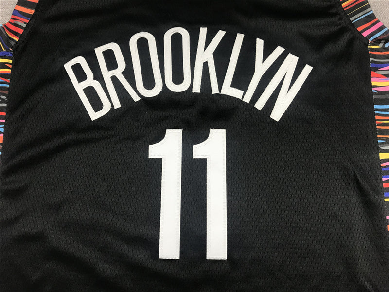 Men's Brooklyn Nets Kyrie Irving Black Swingman Jersey - City Edition