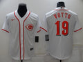 Men's Cincinnati Reds Joey Votto White Replica Baseball Jersey