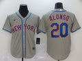 Men's New York Mets Pete Alonso Gray Replica Baseball Jersey