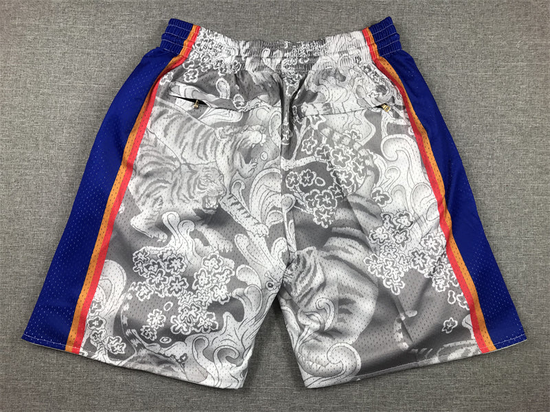 Men's Philadelphia 76ers Gray Year of the Tiger Edition Pocket Shorts