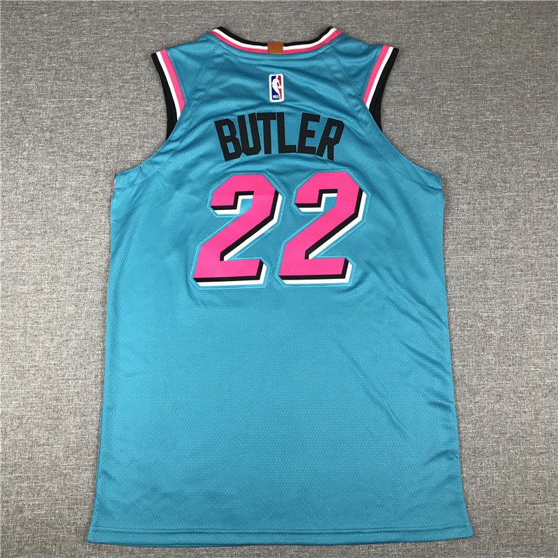 Men's Miami Heat Jimmy Butler NBA Blue Swingman Jersey