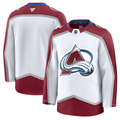 Men's Colorado Avalanche Fanatics White Away Premium Blank Jersey