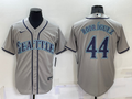 Men's Seattle Mariners Julio Rodriguez Gray Replica Baseball Jersey