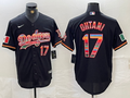 Men's Los Angeles Dodgers Shohei Ohtani Black Replica Player Name Jersey
