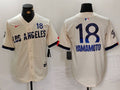 Men's Los Angeles Dodgers Yoshinobu Yamamoto Cream 2024 City Connect Limited Player Jersey