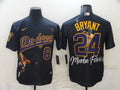 Men's Los Angeles Dodgers Kris Bryant -24 Black Game Player Jersey