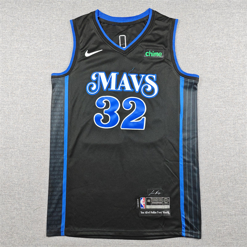 Men's Dallas Mavericks Cooper Flagg Black 2023/24 Swingman Player Jersey - City Edition
