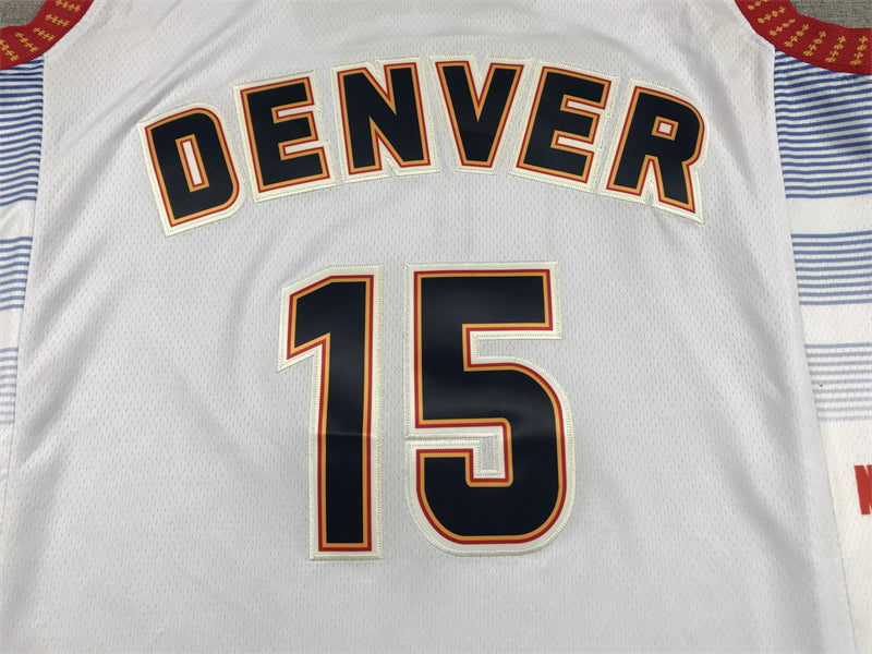 Men's Denver Nuggets Nikola Jokic Silver 2022/23 Swingman Jersey - City Edition