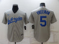 Men's Los Angeles Dodgers Freddie Freeman Gray Replica Baseball Jersey