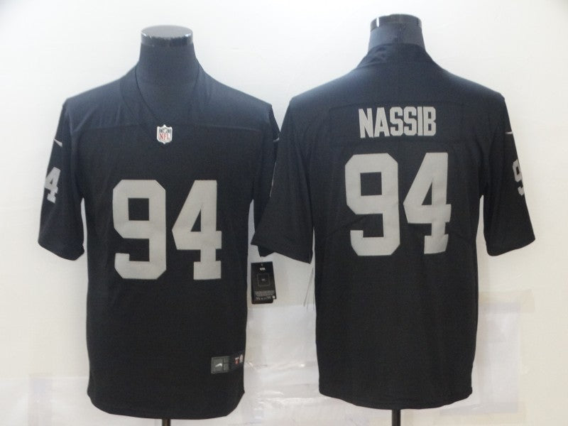 Men's Las Vegas Raiders Carl Nassib Black Game Jersey