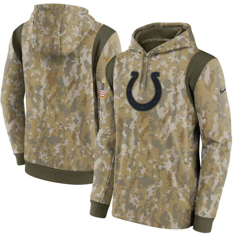 Men's Indianapolis Colts 2021 Salute to Service Hoodie Camouflage