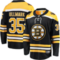 Men's Boston Bruins Linus Ullmark Black Replica Player Jersey