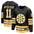 Men's Boston Bruins Casey Mittelstadt Fanatics Black Home Breakaway Jersey