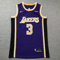 Men's Los Angeles Lakers Anthony Davis Purple Swingman Jersey