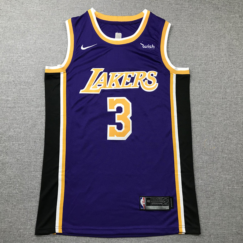 Men's Los Angeles Lakers Anthony Davis Purple Swingman Jersey