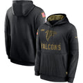 Men's Atlanta Falcons 2020 Salute to Service Hoodie Black