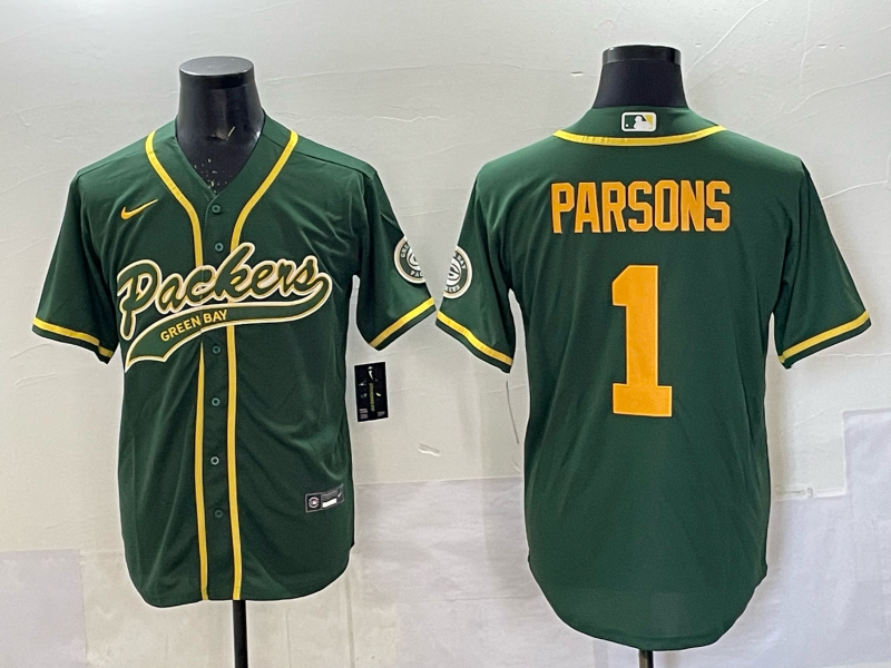 Men's Green Bay Packers Micah Parsons Green Player Jersey