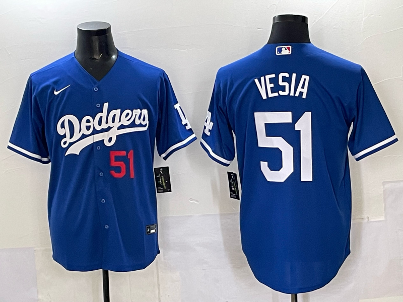Men's Los Angeles Dodgers Alex Vesia Royal Limited Player Jersey