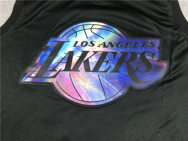 Men's Los Angeles Lakers Anthony Davis Black Swingman Player Jersey