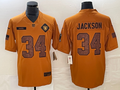 Men's Las Vegas Raiders Bo Jackson Brown 2023 Salute To Service Retired Player Limited Jersey