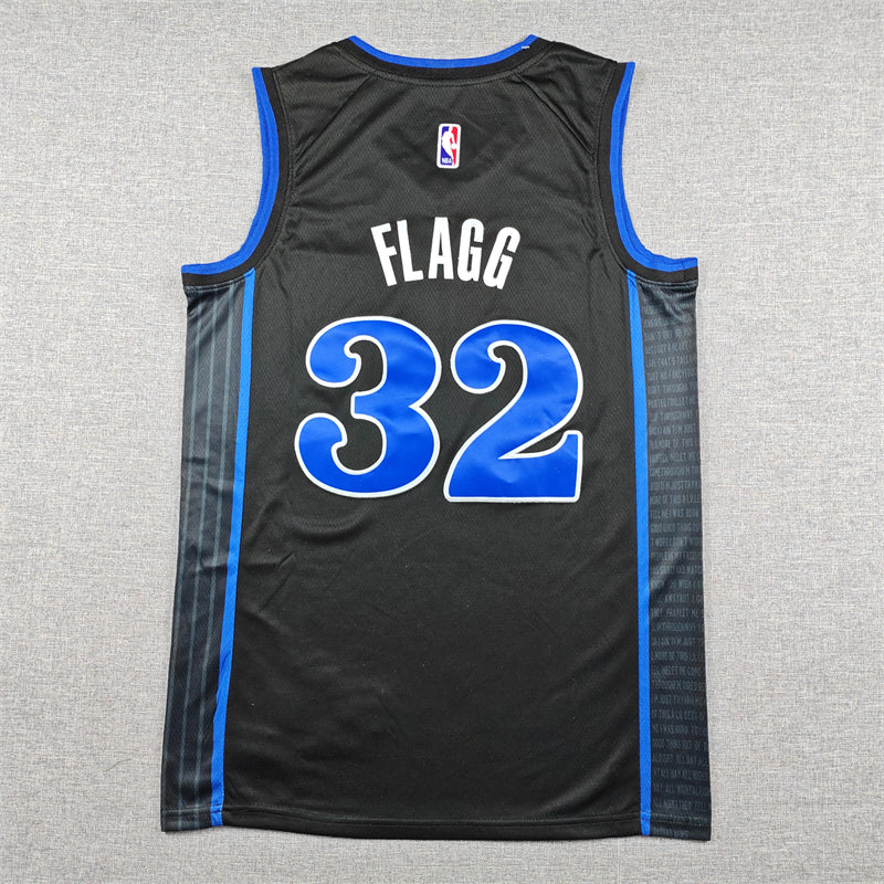 Men's Dallas Mavericks Cooper Flagg Black 2023/24 Swingman Player Jersey - City Edition