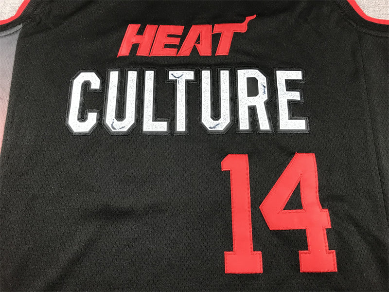 Men's Miami Heat Tyler Herro Black 2023/24 Swingman Jersey - City Edition
