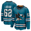 Men's San Jose Sharks Kevin Labanc Teal Breakaway Player Jersey