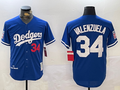 Men's Los Angeles Dodgers Fernando Valenzuela Royal 1981 World Series Baseball Jersey