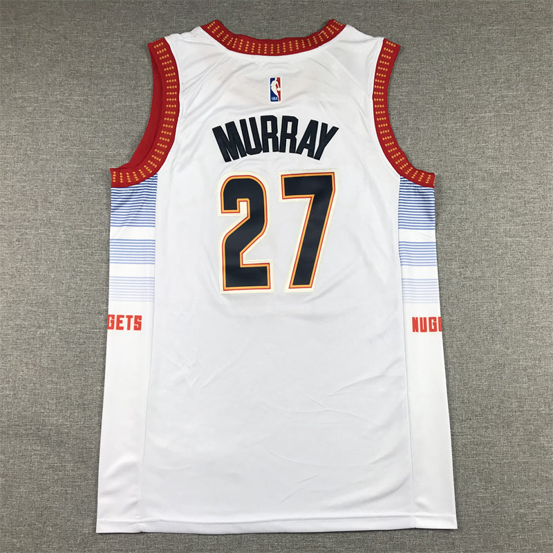 Men's Denver Nuggets Jamal Murray Silver 2022/23 Swingman Jersey - City Edition