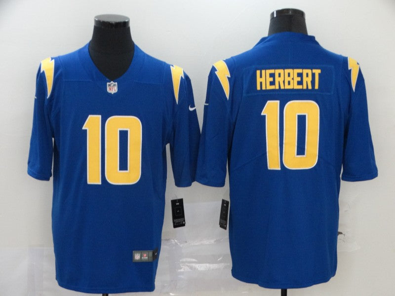 Men's Los Angeles Chargers Justin Herbert Blue 2nd Alternate Game Jersey
