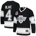 Men's Los Angeles Kings Rob Blake Mitchell Ness Black 1992/93 Blue Line Player Jersey