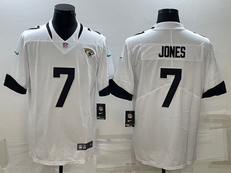 Men's Jacksonville Jaguars Zay Jones White Game Jersey