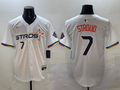 Men's Houston Astros C.J. Stroud White 2025 City Connect Limited Player Jersey