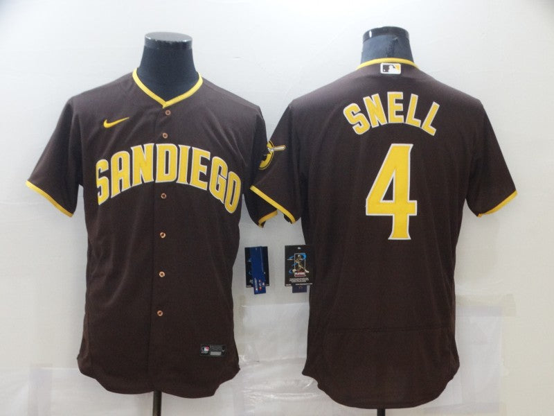 Men's San Diego Padres Wil Myers Brown Player Stitched Jersey