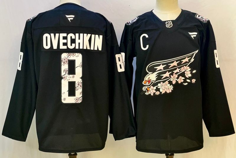 Men's Washington Capitals Alexander Ovechkin Fanatics Black Player Jersey