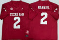 Men's Texas A&M Aggies Johnny Manziel Red Player Game Jersey