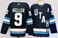 Men's Utah Mammoth Clayton Keller Fanatics Black Player Jersey