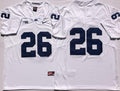 Men's Penn State Nittany Lions John Saquon Barkley White Team Game Jersey