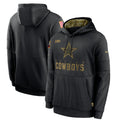 Men's Dallas Cowboys 2020 Salute to Service Hoodie Black
