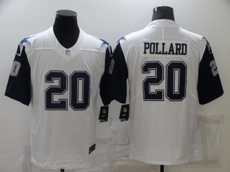 Men's Dallas Cowboys Tony Pollard White Game Jersey