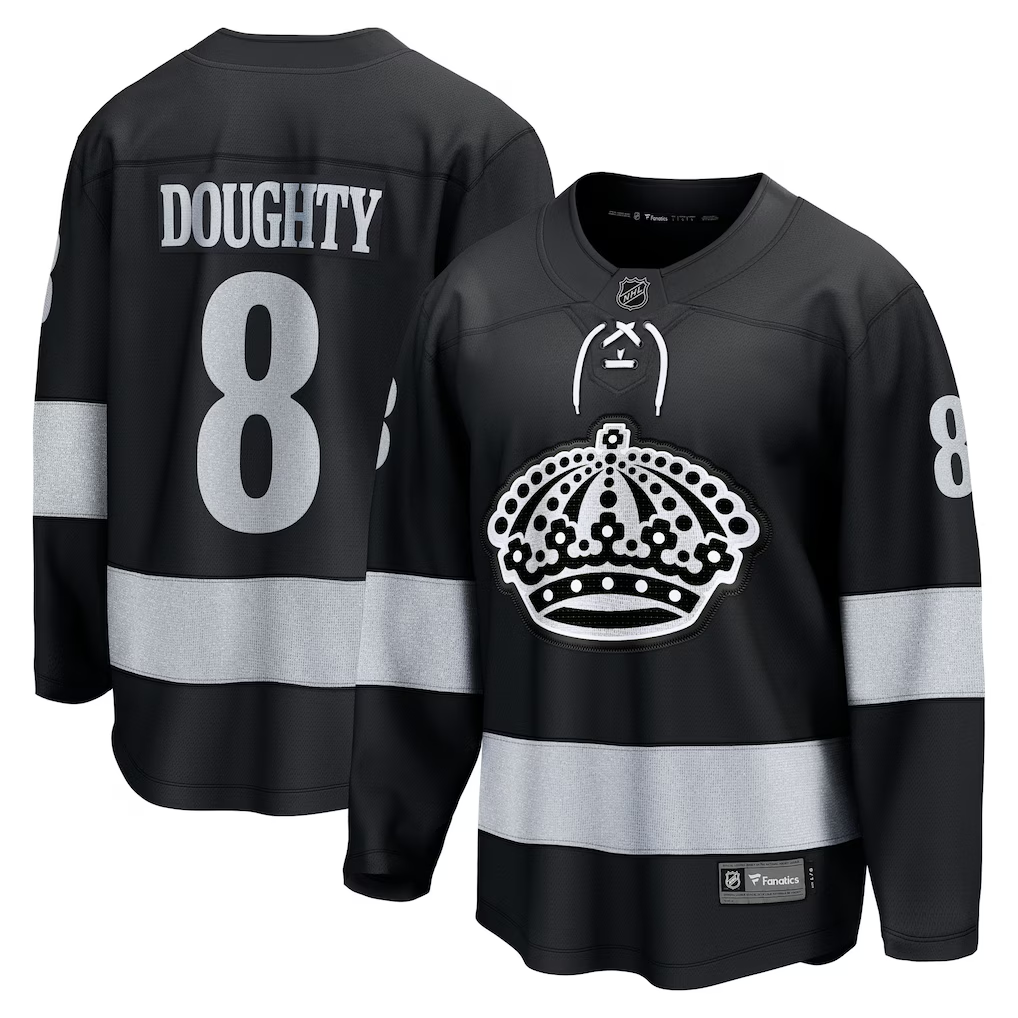 Men's Los Angeles Kings Drew Doughty Fanatics Black Player Game Jersey