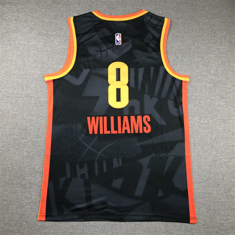 Men's Oklahoma City Thunder Jalen Williams Black 2023/24 Swingman Jersey - City Edition