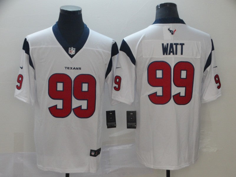 Men's Houston Texans J.J. Watt White Game Player Jersey
