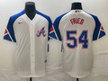 Men's Atlanta Braves Max Fried White 2023 City Connect Replica Player Jersey