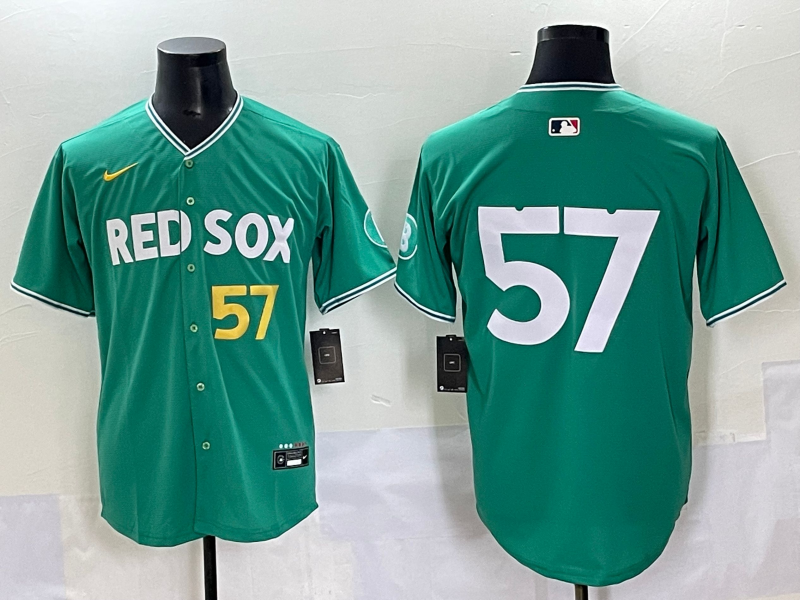 Men's Boston Red Sox Chris Martin Green 2025 City Connect Limited Player Jersey
